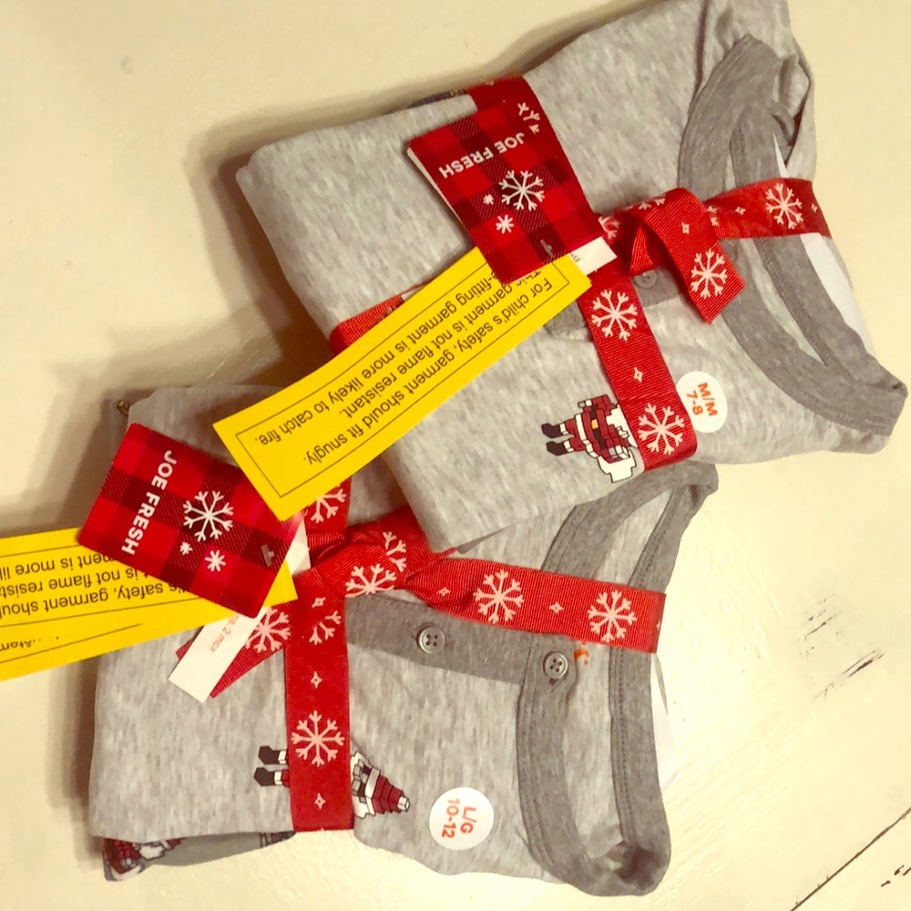 NEW! Boys Joe Fresh Christmas Pajama set